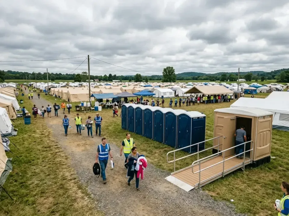disaster-relief-camp-restrooms-010 — frequently asked questions, Dumpster & Portable Bathrooms Rental in Quitman, TX
